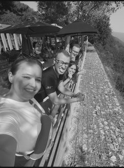 Photo souvenir avec Alex et Arnaud