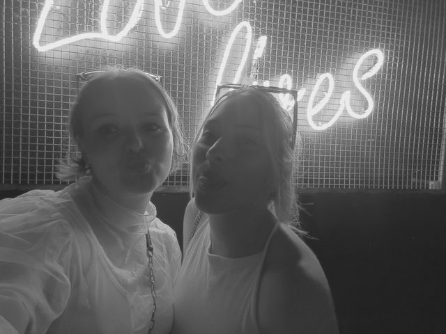 Photo souvenir avec Chloé